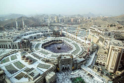 Masjid al-Haram at dusk