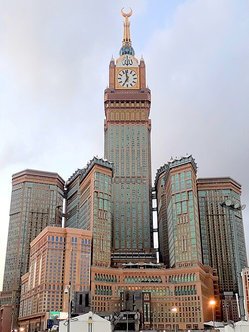 View over the Haram at night