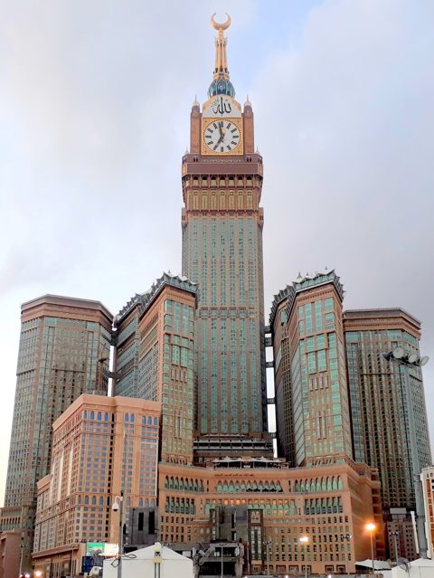 View over the Haram at night