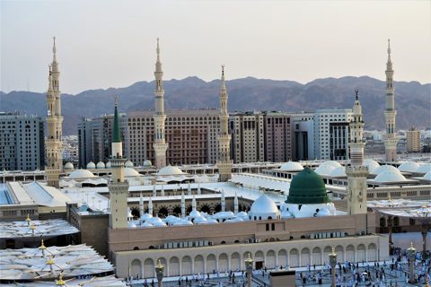 Umbrellas of the Prophet’s Mosque