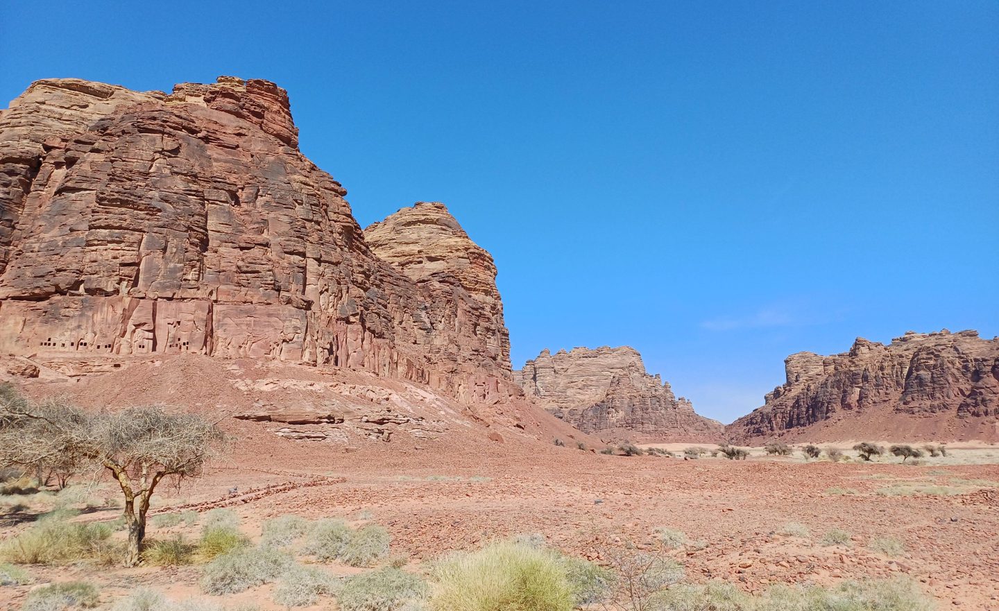 Sandstone landscape of AlUla